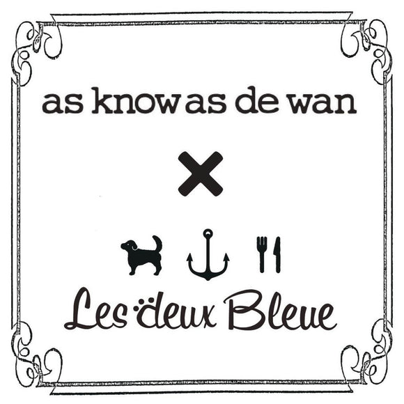 as know as de wan × Les  deux Bleue コラボ商品